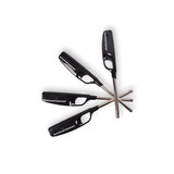 Discountershop 4x Compact BBQ Starter – Black - Refillable Lighter for Quick and Easy BBQ Lighting - 4cm x 2cm x 28cm Discountershop 4x Compact BBQ Starter – Black - Refillable Lighter for Quick and Easy BBQ Lighting - 4cm x 2cm x 28cm