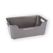 Discountershop Grey Plastic Storage Basket – 1L – Compact and Lightweight – Multi-Purpose for Home Organization – 17.5 x 27 x 11 cm
