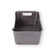 Discountershop Grey Plastic Storage Basket – 1L – Compact and Lightweight – Multi-Purpose for Home Organization – 17.5 x 27 x 11 cm