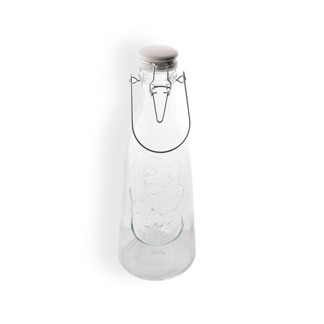 Discountershop Elegant Glass Carafe and Drinking Glass Set: 2 Carafes of 1 Liter and 8 Glasses of 250ml Discountershop Elegant Glass Carafe and Drinking Glass Set: 2 Carafes of 1 Liter and 8 Glasses of 250ml