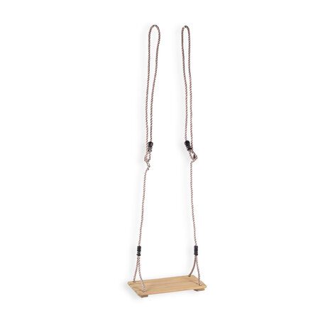 Discountershop Sturdy Wooden Swing for the Garden - Swing Seat - Natural Brown - 16cm x 40cm x 2.5cm - Max 40kg - Sustainable Wood Discountershop Sturdy Wooden Swing for the Garden - Swing Seat - Natural Brown - 16cm x 40cm x 2.5cm - Max 40kg - Sustainable Wood