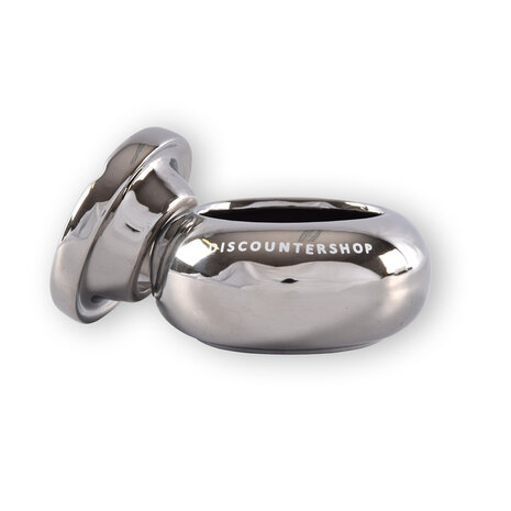 Discountershop Eén Stijlvolle Zilveren Dolomiet Asbak: Ø 11cm, 6cm Hoog, Luxe Rookaccessoire Discountershop Eén Stijlvolle Zilveren Dolomiet Asbak: Ø 11cm, 6cm Hoog, Luxe Rookaccessoire