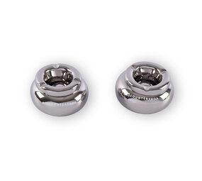 Discountershop 2x Zilveren Dolomiet Asbak - Speciaal Ontworpen Als Sigarettenasbak - Met Een Diameter Van 11cm En Een Hoogte Van 6cm - Luxe Rookaccessoire. Discountershop 2x Zilveren Dolomiet Asbak - Speciaal Ontworpen Als Sigarettenasbak - Met Een Diameter Van 11cm En Een Hoogte Van 6cm - Luxe Rookaccessoire.