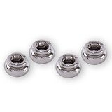 Discountershop Set Of 4 Silver-colored Dolomite Ashtrays - Suitable For Cigarette Ash - Dimensions 11cm Diameter: 6Cm Height - Luxury Smoking Accessory. Discountershop Set Of 4 Silver-colored Dolomite Ashtrays - Suitable For Cigarette Ash - Dimensions 11cm Diameter: 6Cm Height - Luxury Smoking Accessory.