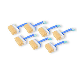 Discountershop 7x | Block brush | Plastic | Wall paint brush | Brush | Blue | 23cm x 14cm x 4cm | Suitable for Water-based and Oil-based Paints Discountershop 7x | Block brush | Plastic | Wall paint brush | Brush | Blue | 23cm x 14cm x 4cm | Suitable for Water-based and Oil-based Paints