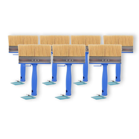 Discountershop 7x | Blokkwast | Plastic | Muurverfkwast | Kwast | Blauw | 23cm x 14cm x 4cm | Geschikt voor Watergedragen en Oliegedragen Verven Discountershop 7x | Blokkwast | Plastic | Muurverfkwast | Kwast | Blauw | 23cm x 14cm x 4cm | Geschikt voor Watergedragen en Oliegedragen Verven