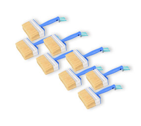 Discountershop 8x | Block brush | Plastic | Wall paint brush | Brush | Blue | 23cm x 14cm x 4cm | Suitable for Water-based and Oil-based Paints Discountershop 8x | Block brush | Plastic | Wall paint brush | Brush | Blue | 23cm x 14cm x 4cm | Suitable for Water-based and Oil-based Paints