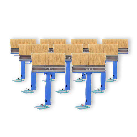 Discountershop 9x | Block brush | Plastic | Wall paint brush | Brush | Blue | 23cm x 14cm x 4cm | Suitable for Water-based and Oil-based Paints Discountershop 9x | Block brush | Plastic | Wall paint brush | Brush | Blue | 23cm x 14cm x 4cm | Suitable for Water-based and Oil-based Paints