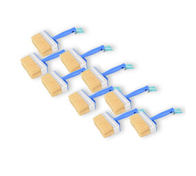 Discountershop 9x | Block brush | Plastic | Wall paint brush | Brush | Blue | 23cm x 14cm x 4cm | Suitable for Water-based and Oil-based Paints Discountershop 9x | Block brush | Plastic | Wall paint brush | Brush | Blue | 23cm x 14cm x 4cm | Suitable for Water-based and Oil-based Paints
