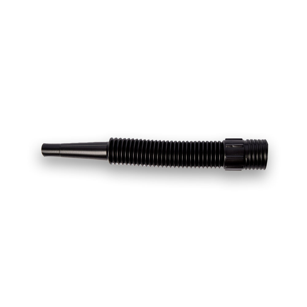 Discountershop Black Funnel Set 2-in-1 Flexible for Jobs - Plastic, Removable Filter, Suitable for Oil and Fuels