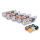 Discountershop 6x 48-delige Pokerchips - Pokerset | Pokeren, Casino | Plastic | Rood, Blauw, Zwart, Wit, Geel, Groen | 20.5cm x 6.5cm x 5cm | Aanbevolen vanaf 10 jaar Discountershop 6x 48-delige Pokerchips - Pokerset | Pokeren, Casino | Plastic | Rood, Blauw, Zwart, Wit, Geel, Groen | 20.5cm x 6.5cm x 5cm | Aanbevolen vanaf 10 jaar