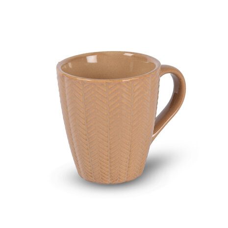 Discountershop Luxe Keramische Beker Set - Koffie- en Theebekers, 200ml Capaciteit, Beige Kleur Discountershop Luxe Keramische Beker Set - Koffie- en Theebekers, 200ml Capaciteit, Beige Kleur