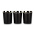 3x Auto Asbak met deskel van Duurzaam Zwart Plastic - Auto Accessoires - 10cm x 10cm x 13cm - Lichtgewicht 270g 3x Auto Asbak met deskel van Duurzaam Zwart Plastic - Auto Accessoires - 10cm x 10cm x 13cm - Lichtgewicht 270g