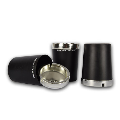 Discountershop 3x Auto Asbak met deskel van Duurzaam Zwart Plastic - Auto Accessoires - 10cm x 10cm x 13cm - Lichtgewicht 270g Discountershop 3x Auto Asbak met deskel van Duurzaam Zwart Plastic - Auto Accessoires - 10cm x 10cm x 13cm - Lichtgewicht 270g