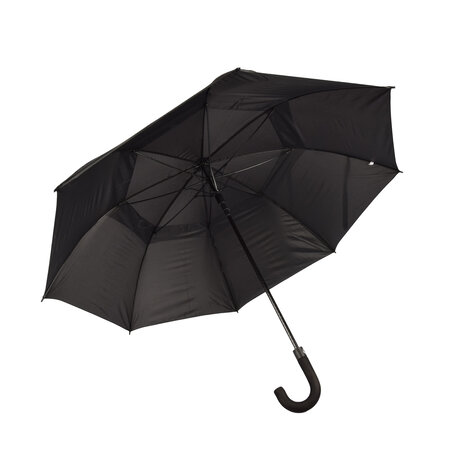 Discountershop Single Storm Umbrella: Large, Sturdy, Automatic - 130 cm Diameter - Polyester