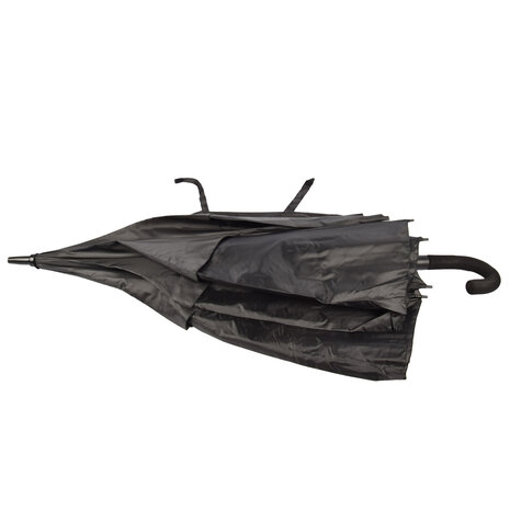 Discountershop Single Storm Umbrella: Large, Sturdy, Automatic - 130 cm Diameter - Polyester