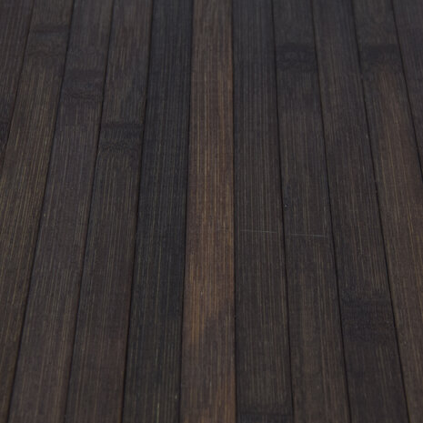 Discountershop Stylish Dark Brown Floor Mat - | 80cm x 50cm x 0.5cm | Bamboo Material Discountershop Stylish Dark Brown Floor Mat - | 80cm x 50cm x 0.5cm | Bamboo Material