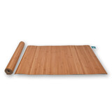 Discountershop 2x Stijlvolle Licht Bruin Vloermat - deurmat | 80cm x 50cm x 0.5cm | Bamboo Materiaal Discountershop 2x Stijlvolle Licht Bruin Vloermat - deurmat | 80cm x 50cm x 0.5cm | Bamboo Materiaal