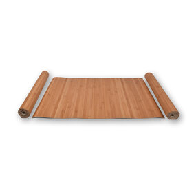 Discountershop 3-Pack Stijlvolle Lichtbruine Vloermatten - Deurmat - 80cm x 50cm x 0.5cm - Bamboe Materiaal Discountershop 3-Pack Stijlvolle Lichtbruine Vloermatten - Deurmat - 80cm x 50cm x 0.5cm - Bamboe Materiaal