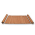 3-Pack Stylish Light Brown Floor Mats - Doormat - 80cm x 50cm x 0.5cm - Bamboo Material