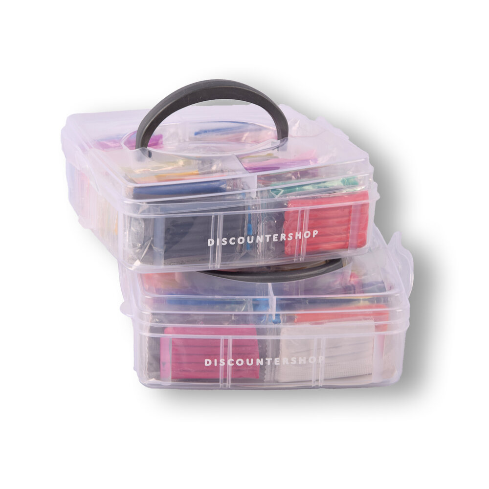 Discountershop 2 Polymer Clay Set - 26 Pieces of Clay and 5 Tools - Handy Storage Case - Multi Collor - Suitable for Modeling and Crafts Discountershop 2 Polymer Clay Set - 26 Pieces of Clay and 5 Tools - Handy Storage Case - Multi Collor - Suitable for Modeling and Crafts