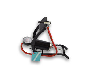 Discountershop Powerful Foot Pump - Black, Silver & Red Air Pump for Tires - 100Bar - Discountershop Discountershop Powerful Foot Pump - Black, Silver & Red Air Pump for Tires - 100Bar - Discountershop