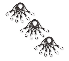 Discountershop 18 Stuks | Mini Snelbinder | Spanelastiek Met Haak | Solide En Stevig | Zwart | Spinbinder | Sjorbanden | 20Lm Length Discountershop 18 Stuks | Mini Snelbinder | Spanelastiek Met Haak | Solide En Stevig | Zwart | Spinbinder | Sjorbanden | 20Lm Length