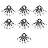 Discountershop 42 Pieces | Mini Lashing Strap | Tension Elastic With Hook | Solid And Sturdy | Black | Spinbinder | Lashing Straps | 20cm Length Discountershop 42 Pieces | Mini Lashing Strap | Tension Elastic With Hook | Solid And Sturdy | Black | Spinbinder | Lashing Straps | 20cm Length