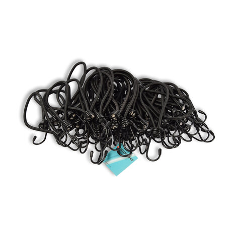 Discountershop 9 Sets | Mini Snelbinder | Spanelastiek Met Haak | Solide En Stevig | Zwart | Spinbinder | Sjorbanden | 20cm Length Discountershop 9 Sets | Mini Snelbinder | Spanelastiek Met Haak | Solide En Stevig | Zwart | Spinbinder | Sjorbanden | 20cm Length