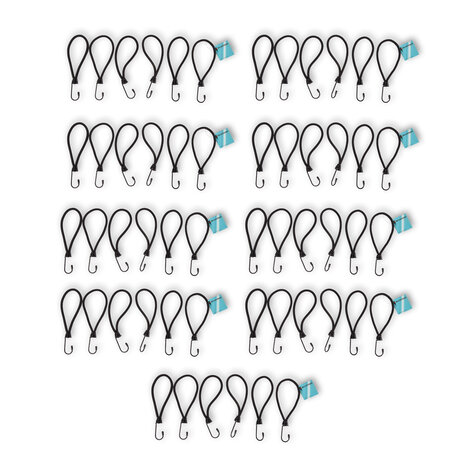 Discountershop 9 Sets | Mini Snelbinder | Spanelastiek Met Haak | Solide En Stevig | Zwart | Spinbinder | Sjorbanden | 20cm Length Discountershop 9 Sets | Mini Snelbinder | Spanelastiek Met Haak | Solide En Stevig | Zwart | Spinbinder | Sjorbanden | 20cm Length