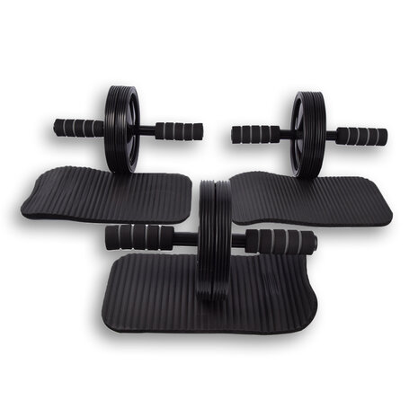 Discountershop Effectief Trainingswiel Buikspier Apparaat - Buikspiertrainer en Ab Trainer - Kleurrijk en Lichtgewicht - 25cm x 2.5cm - Set van 3 Discountershop Effectief Trainingswiel Buikspier Apparaat - Buikspiertrainer en Ab Trainer - Kleurrijk en Lichtgewicht - 25cm x 2.5cm - Set van 3