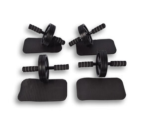 Discountershop Effective Training Wheel Abdominal Machine - Abdominal Trainer and Ab Trainer - Colorful and Lightweight - 25cm x 2.5cm - Set of 4 Discountershop Effective Training Wheel Abdominal Machine - Abdominal Trainer and Ab Trainer - Colorful and Lightweight - 25cm x 2.5cm - Set of 4