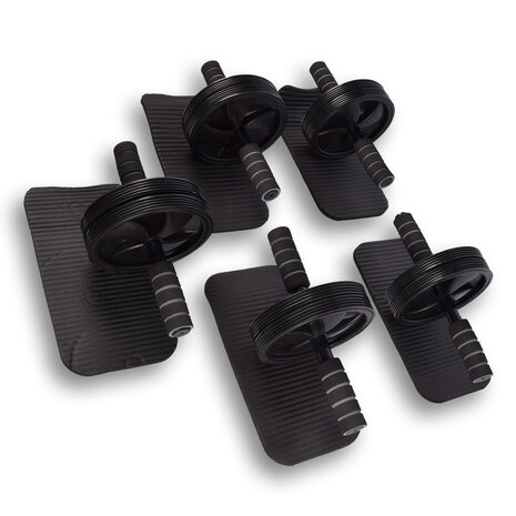 Discountershop Effective Training Wheel Abdominal Machine - Abdominal Trainer and Ab Trainer - Colorful and Lightweight - 25cm x 2.5cm - Set of 5 Discountershop Effective Training Wheel Abdominal Machine - Abdominal Trainer and Ab Trainer - Colorful and Lightweight - 25cm x 2.5cm - Set of 5