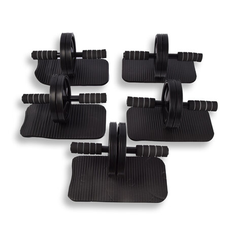 Discountershop Effective Training Wheel Abdominal Machine - Abdominal Trainer and Ab Trainer - Colorful and Lightweight - 25cm x 2.5cm - Set of 5 Discountershop Effective Training Wheel Abdominal Machine - Abdominal Trainer and Ab Trainer - Colorful and Lightweight - 25cm x 2.5cm - Set of 5