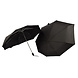 Discountershop Stormparaplu Opvouwbaar 97 cm – Windbestendige Sterke Paraplu tot 80 km/u met Beschermhoes, Compact en Zwart