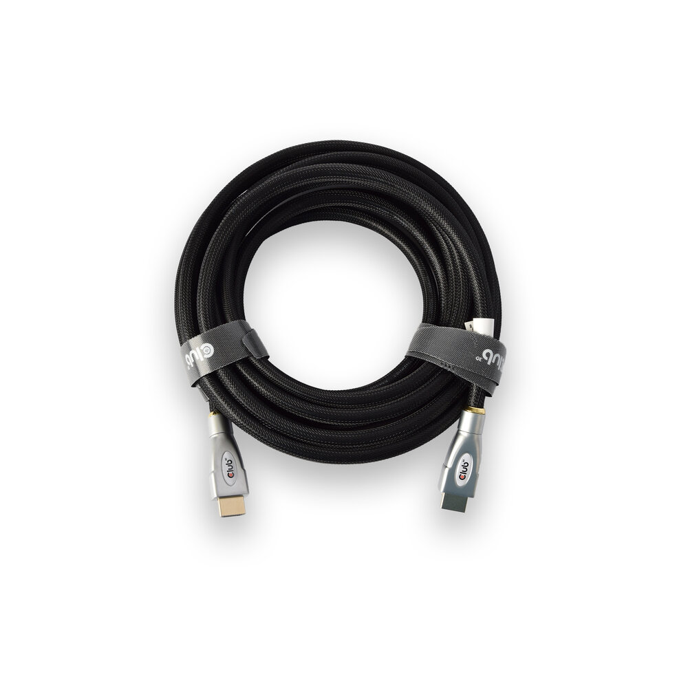 Discountershop Hoogwaardige Zwarte HDMI-kabel van 5 meter - 4K60Hz UHD, Kunststof, 1.5cm Breedte Discountershop Hoogwaardige Zwarte HDMI-kabel van 5 meter - 4K60Hz UHD, Kunststof, 1.5cm Breedte