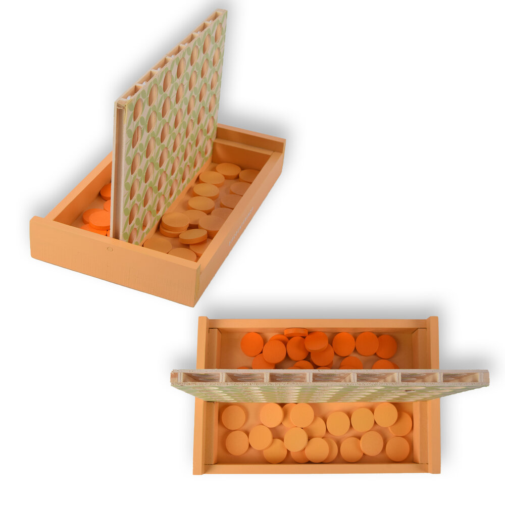 Discountershop Colorful Board Games for Children - from 6+ Years - Including 21 Red and 21 Blue Tokens - 24cmx15cmx4cm Discountershop Colorful Board Games for Children - from 6+ Years - Including 21 Red and 21 Blue Tokens - 24cmx15cmx4cm