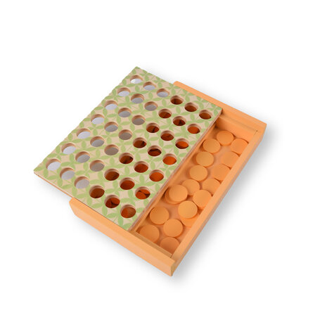 Discountershop Colorful Board Games for Children - from 6+ Years - Including 21 Red and 21 Blue Tokens - 24cmx15cmx4cm Discountershop Colorful Board Games for Children - from 6+ Years - Including 21 Red and 21 Blue Tokens - 24cmx15cmx4cm