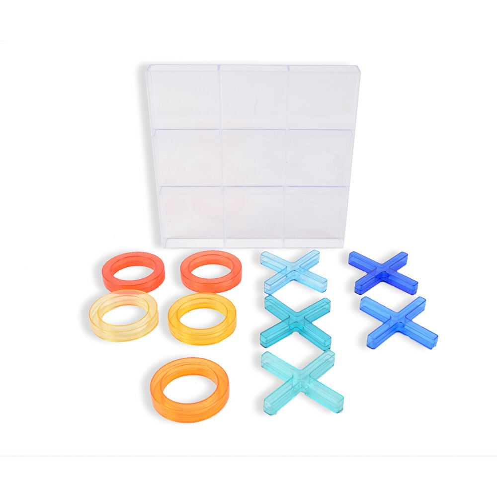 Discountershop Large Tic Tac Toe Game - Children's Play - 25x25cm Plastic Game Board Discountershop Large Tic Tac Toe Game - Children's Play - 25x25cm Plastic Game Board