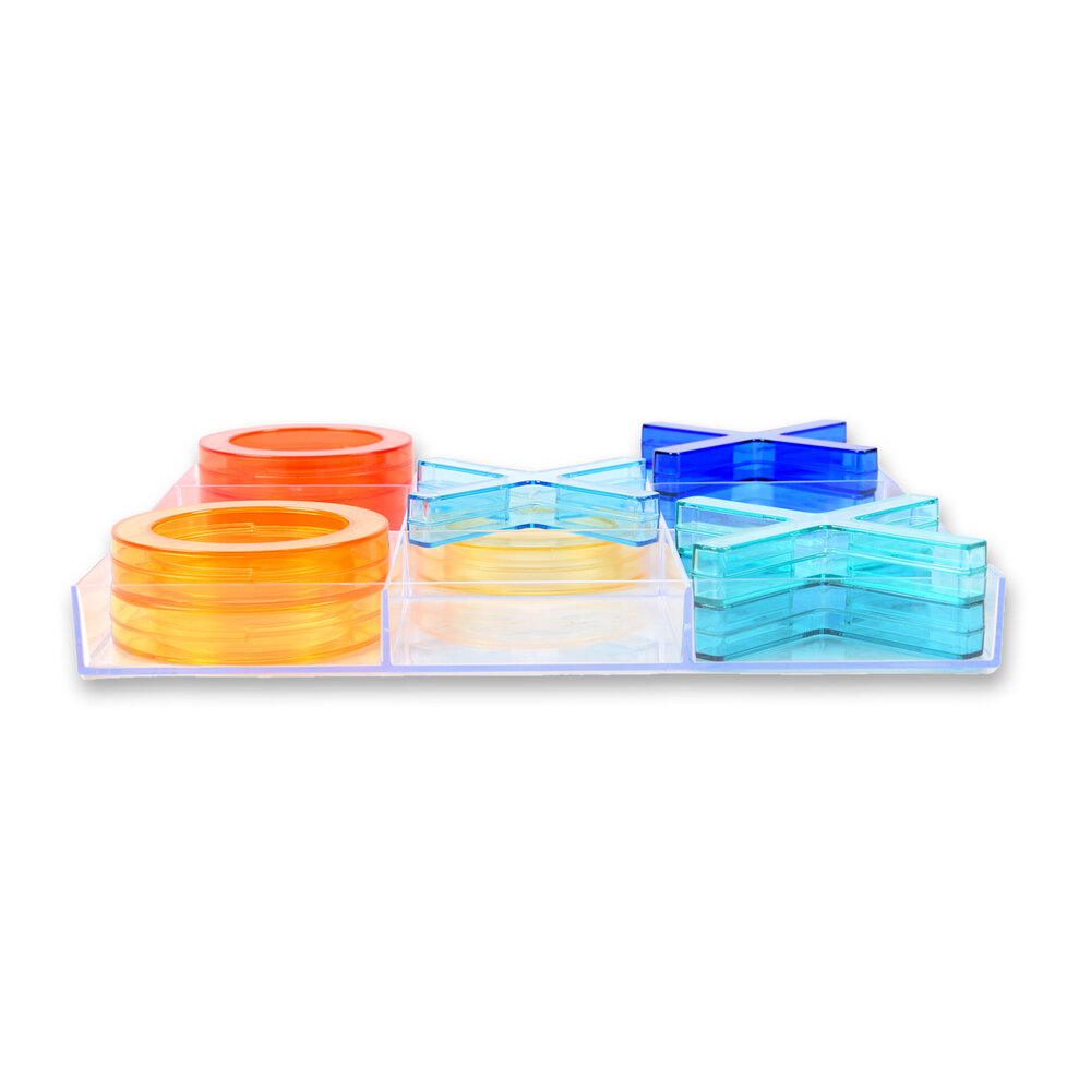 Discountershop Large Tic Tac Toe Game - Children's Play - 25x25cm Plastic Game Board Discountershop Large Tic Tac Toe Game - Children's Play - 25x25cm Plastic Game Board