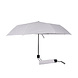 Discountershop 2x Large Folding Polyester Storm Umbrella with Aluminum Frame - White | 100cm Diameter Discountershop 2x Large Folding Polyester Storm Umbrella with Aluminum Frame - White | 100cm Diameter