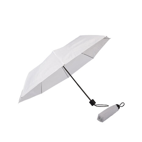 Discountershop 2x Grote Opvouwbare Stormparaplu van Polyester met Aluminium Frame - Wit | 100cm Diameter Discountershop 2x Grote Opvouwbare Stormparaplu van Polyester met Aluminium Frame - Wit | 100cm Diameter