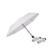 Discountershop 3x Large Folding Polyester Storm Umbrella with Aluminum Frame - White | 100cm Diameter Discountershop 3x Large Folding Polyester Storm Umbrella with Aluminum Frame - White | 100cm Diameter