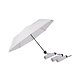 Discountershop 4x Large Folding Polyester Storm Umbrella with Aluminum Frame - White | 100cm Diameter Discountershop 4x Large Folding Polyester Storm Umbrella with Aluminum Frame - White | 100cm Diameter