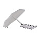 Discountershop 6x Large Folding Polyester Storm Umbrella with Aluminum Frame - White | 100cm Diameter Discountershop 6x Large Folding Polyester Storm Umbrella with Aluminum Frame - White | 100cm Diameter