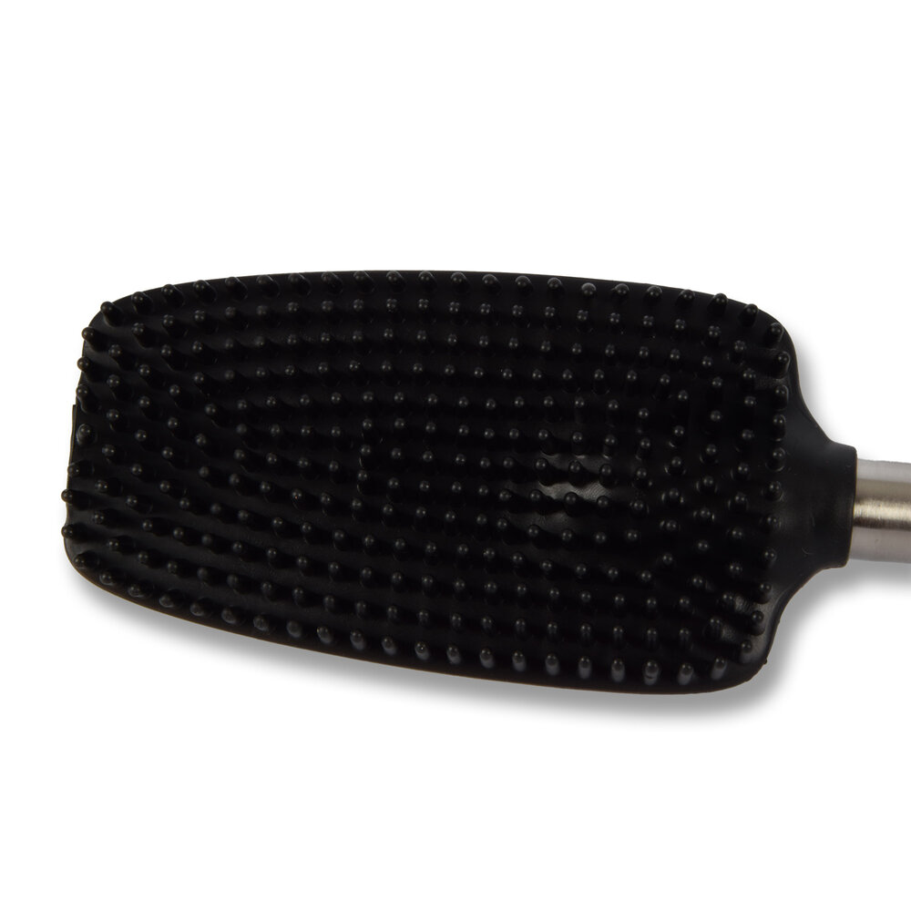 Discountershop Luxury Silver Standing Toilet Brush with Holder - Modern Bathroom Accessory made of Stainless Steel - 53cm x 7.50cm x 11.40cm Discountershop Luxury Silver Standing Toilet Brush with Holder - Modern Bathroom Accessory made of Stainless Steel - 53cm x 7.50cm x 11.40cm