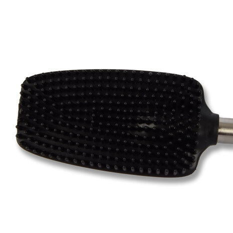 Discountershop Luxury Silver Standing Toilet Brush with Holder - Modern Bathroom Accessory made of Stainless Steel - 53cm x 7.50cm x 11.40cm Discountershop Luxury Silver Standing Toilet Brush with Holder - Modern Bathroom Accessory made of Stainless Steel - 53cm x 7.50cm x 11.40cm