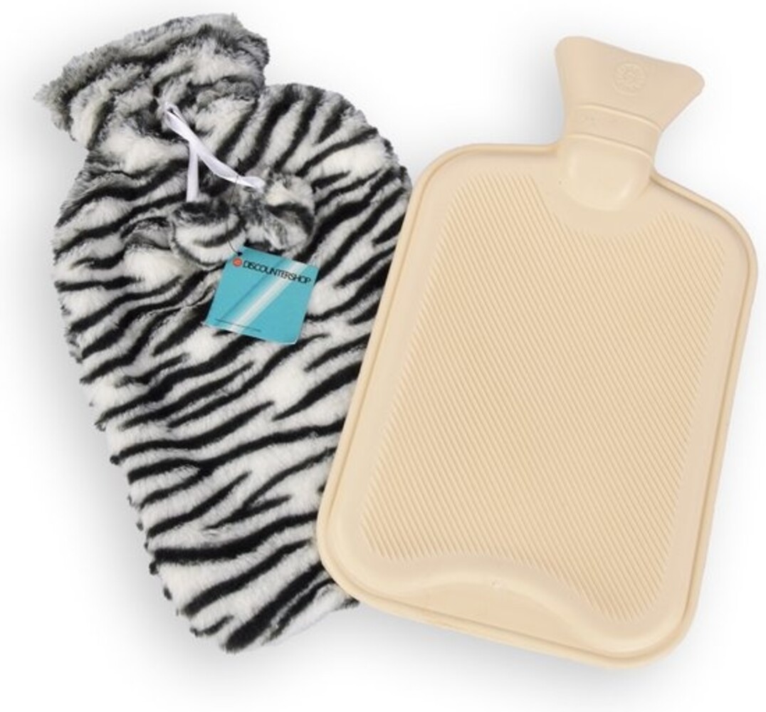 Discountershop Warme Schattige Dieren Kruik met Hoes voor Kinderen - 1.75L - Zebra Print - Max. 40 Graden - 33cm x 20cm x 1.5cm Discountershop Warme Schattige Dieren Kruik met Hoes voor Kinderen - 1.75L - Zebra Print - Max. 40 Graden - 33cm x 20cm x 1.5cm