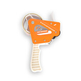 Discountershop 1 piece tape dispenser incl.2 tapes (15cm x 48cm) - White & Orange Adhesive tape holder - Plastic & Metal Discountershop 1 piece tape dispenser incl.2 tapes (15cm x 48cm) - White & Orange Adhesive tape holder - Plastic & Metal