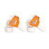 Set van 2 Tape Dispensers met 4 Tapes (15cm x 48cm) - Stijlvol Wit & Oranje Plakbandhouder - Handig Sterk Plastic & Metaal Set van 2 Tape Dispensers met 4 Tapes (15cm x 48cm) - Stijlvol Wit & Oranje Plakbandhouder - Handig Sterk Plastic & Metaal